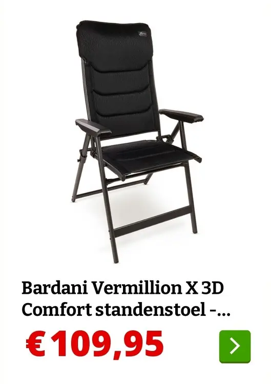 Aanbieding: Bardani Vermillion X 3D Comfort standenstoel