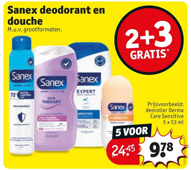 Aanbieding: Deodorant en douche