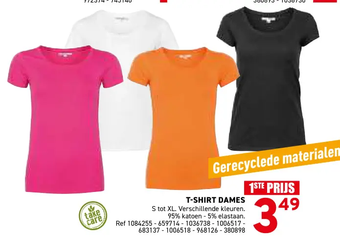 Promotie: T-shirt dames