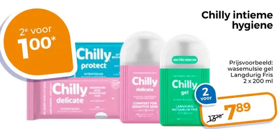 Aanbieding: Chilly intieme hygiene