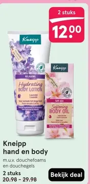 Aanbieding: Kneipp hand en body
