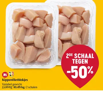 Aanbieding: Kippenfiletblokjes