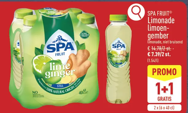 Promotie: Limonade limoen-gember