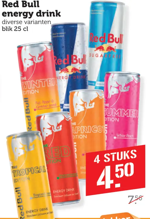 Aanbieding: Red Bull energy drink