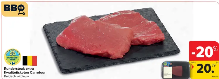 Promotie: Rundersteak extra