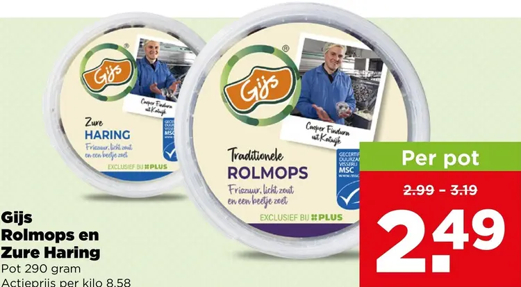 Aanbieding: Rolmops en Zure Haring