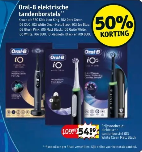 Aanbieding: elektrische tandenborstels