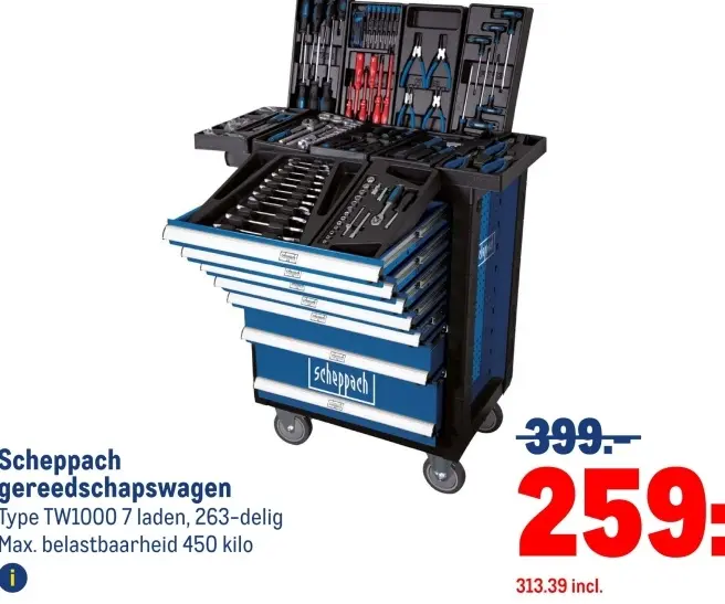 Aanbieding: gereedschapswagen