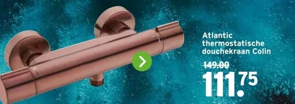 Aanbieding: thermostatische douchekraan Colin