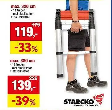 Promotie: Telescopic ladder