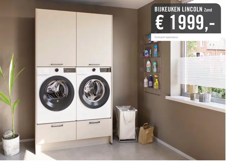 Aanbieding: BIJKEUKEN LINCOLN Zand