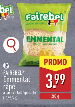 Offre: Emmental râpé