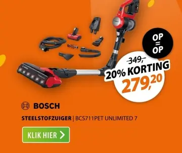 Aanbieding: Steelstofzuiger unlimited 7