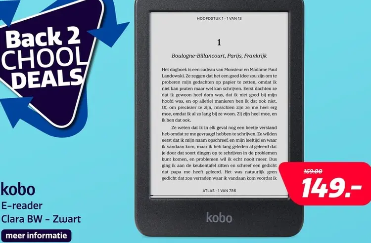 Aanbieding: Kobo Clara BW - Zwart