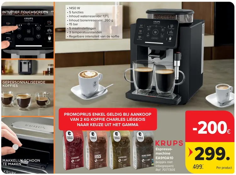 Promotie: Espresso-machine EA910A10