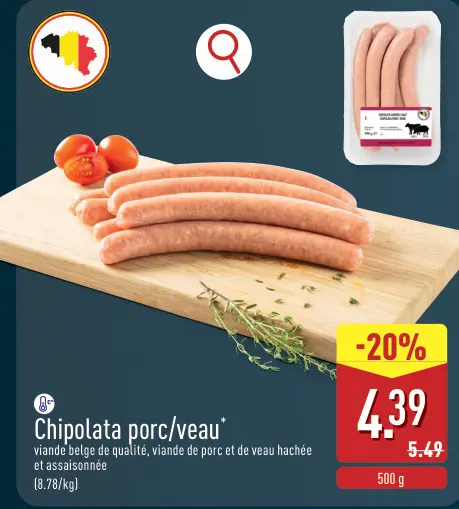 Offre: Chipotlas porc et veau