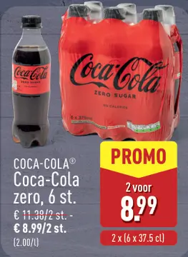 Aanbieding: Coca-Cola zero