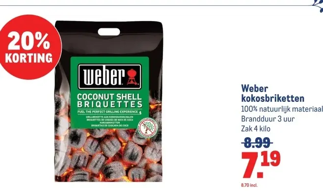 Aanbieding: kokosbriketten