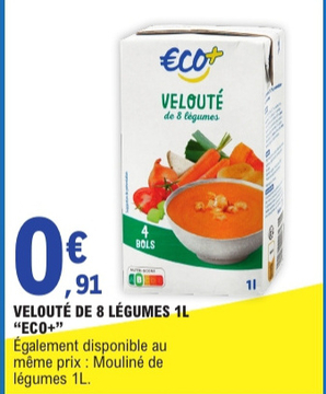 Offre: VELOUTÉ DE 8 LÉGUMES