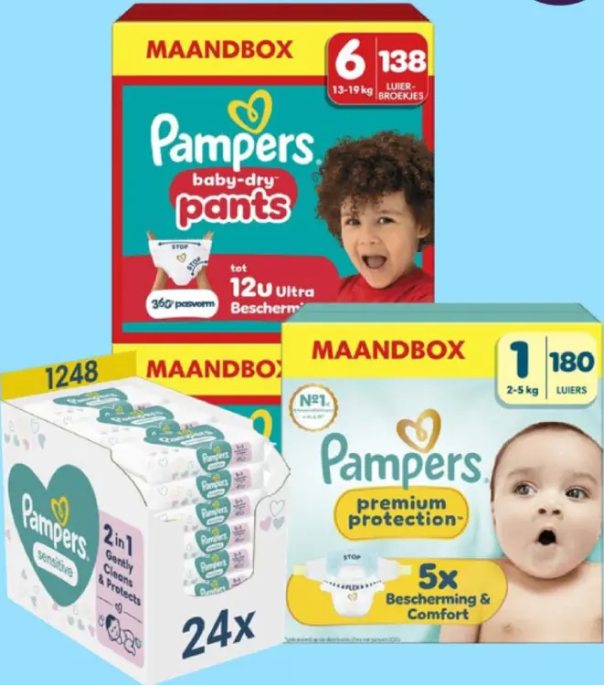 Promotie: Luiers en babydoekjes