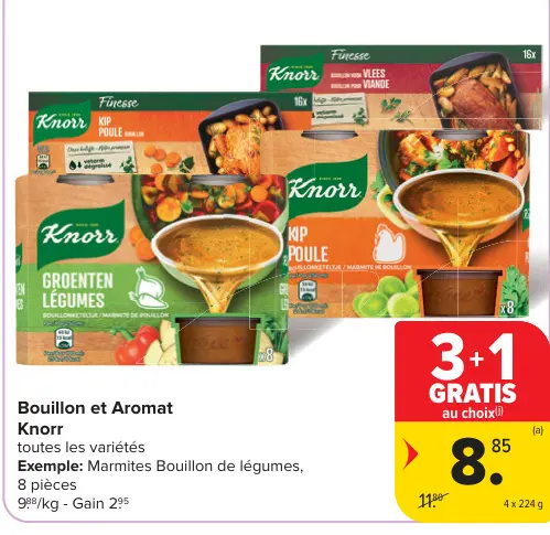Offre: Bouillon et Aromat