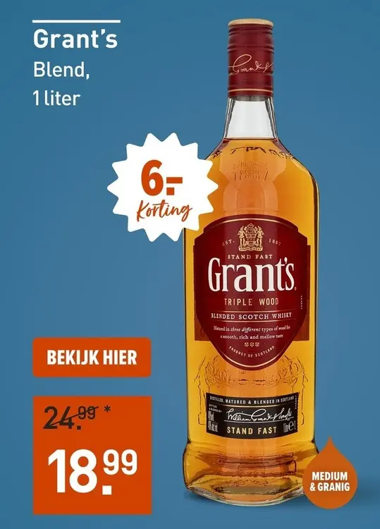 Aanbieding: Grant's Blend