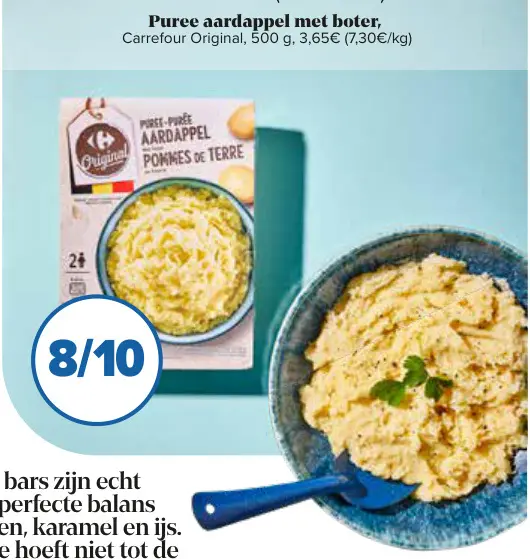 Promotie: Puree aardappel met boter
