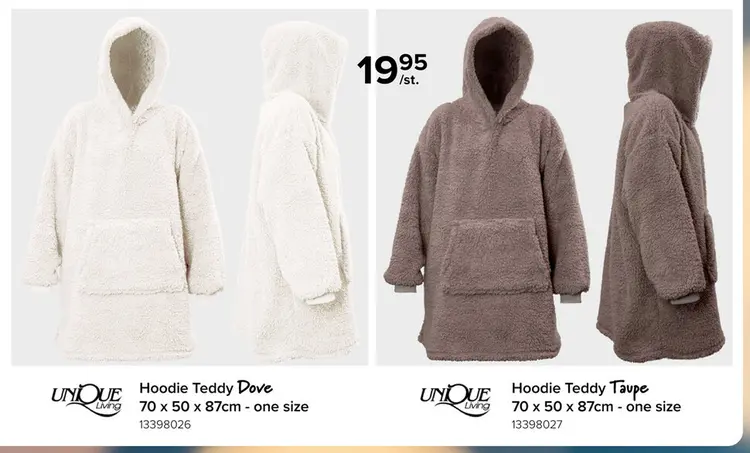 Promotie: Hoodie Teddy