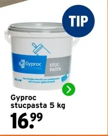 Aanbieding: Gyproc stucpasta