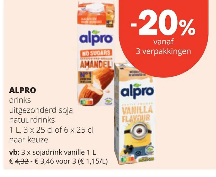 Aanbieding: ALPRO drinks