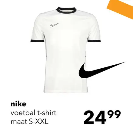 Aanbieding: Nike voetbal t-shirt