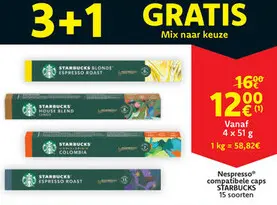 Aanbieding: Nespresso compatibele caps