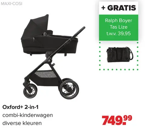 Aanbieding: Oxford+ 2-in-1 combi-kinderwagen