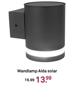 Aanbieding: Wandlamp Aida solar