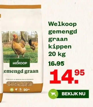 Aanbieding: Welkoop gemengd graan - kippen