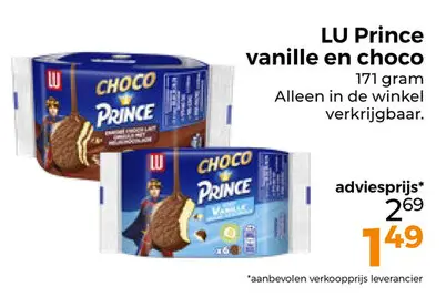Aanbieding: Prince vanille en choco