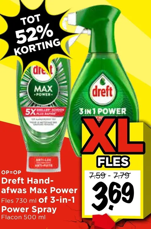 Aanbieding: Handafwas Max Power of 3-in-1 Power Spray