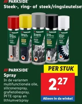 Aanbieding: Spray