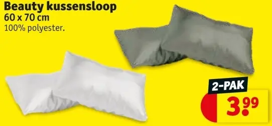Promotie: Beauty kussensloop