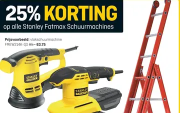 Aanbieding: Stanley Fatmax Schuurmachines