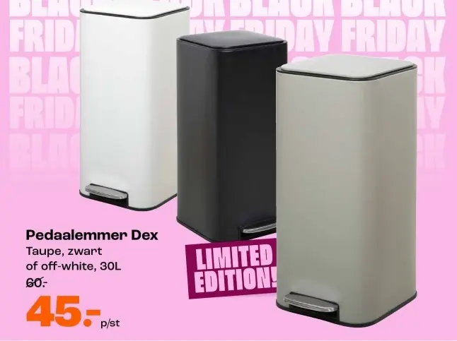 Aanbieding: Pedaalemmer Dex