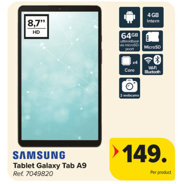 Aanbieding: Tablet Galaxy Tab A9