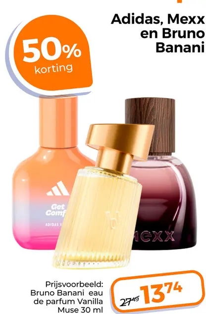 Aanbieding: Adidas, Mexx en Bruno Banani