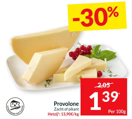 Promotie: Provolone