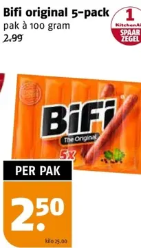 Aanbieding: Bifi original
