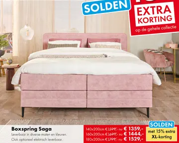 Aanbieding: Saga boxspring