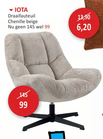 Promotie: Iota Draaifauteuil
