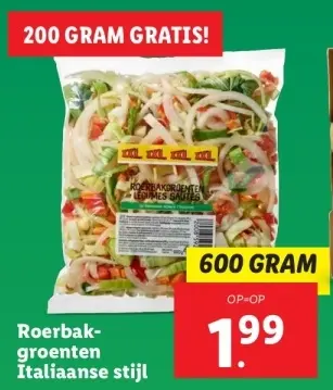 Aanbieding: Roerbakgroenten Italiaanse stijl
