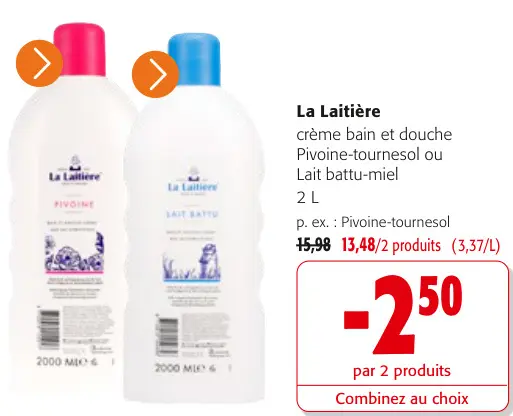 Offre: Crème bain et douche