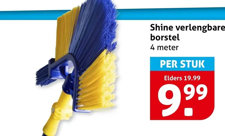 Aanbieding: Shine verlengbare borstel